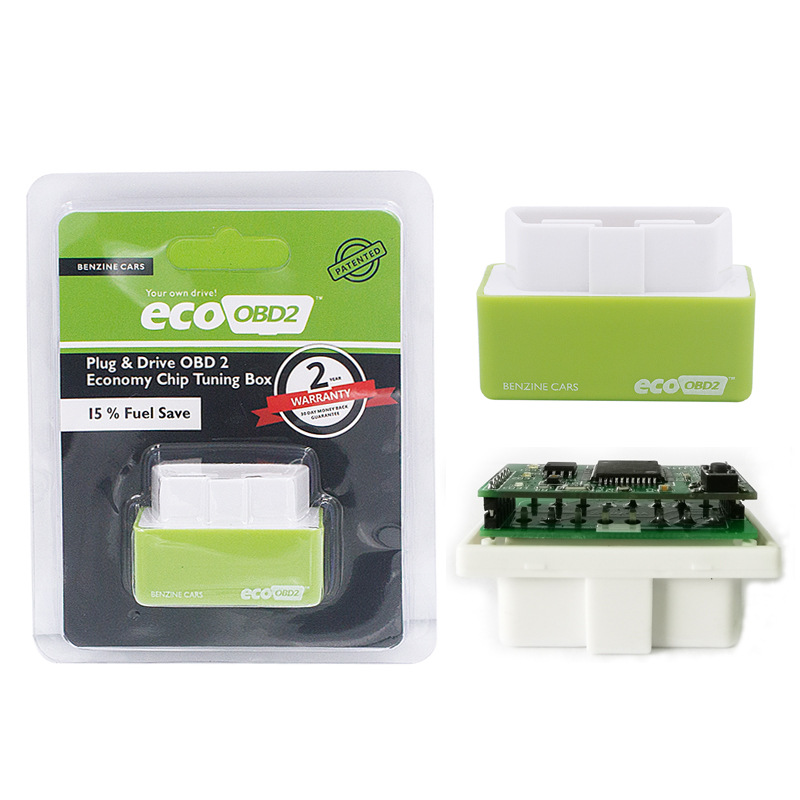 thumbnail image 1 of Tarjeta dual Nitro de alta calidad, chip 16F59, ahorro de combustible, ECO OBD2, elevador de potencia Plug and Drive (verde), 1 of 4