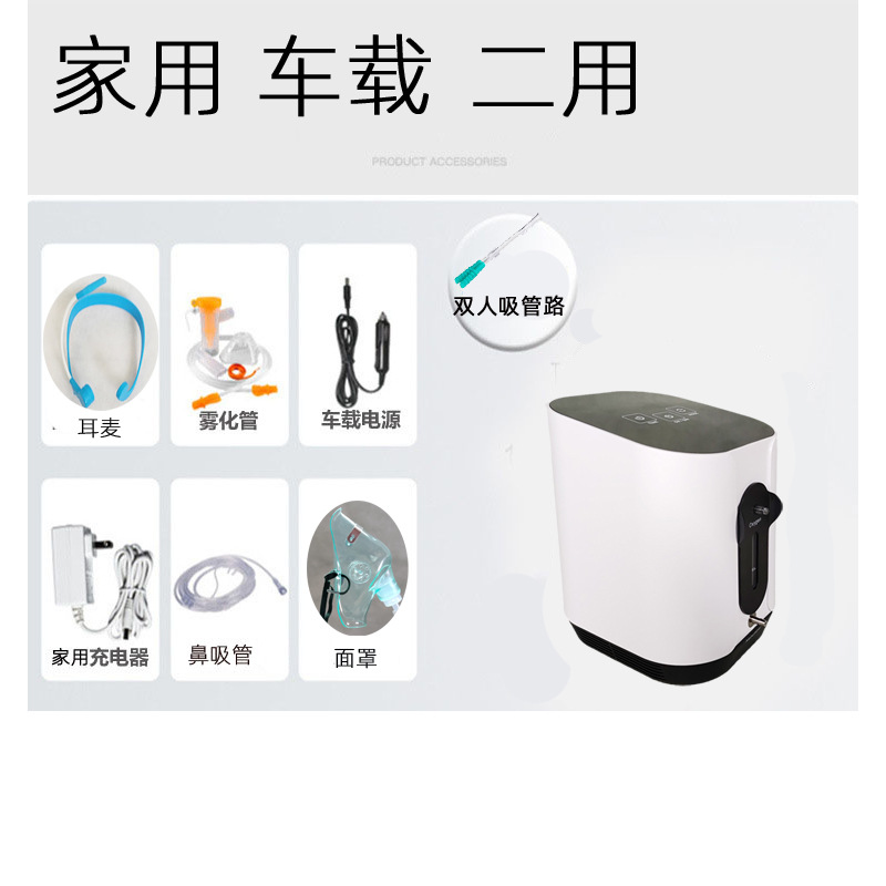 Outdoor Oxygen Bar Oxygen Generator Travel Car Small Oxygen Generator Charging Air Purifier Portable Backpack Oxygen Generator