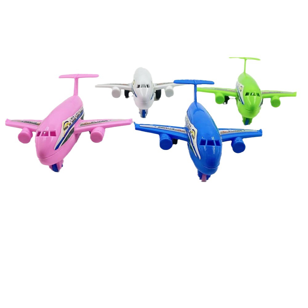 Juguete para niños Tire hacia atrás pequeño avión niño bebé juguete avión de pasajeros modelo aviación creativa dos yuanes al por mayor de plástico