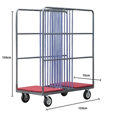 hand truck, glass delivery tool – Avtomobil fırlanan platformaları - thickened-and-reinforced-turntable-cart-12m-10-12-panel
