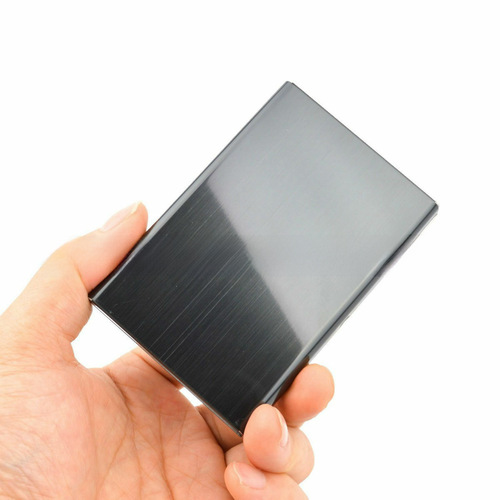Ultra-thin anti-theft anti-degaussing metal card holder shielded flash pass credit card holder for men and women bank card driver's license