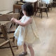 [Eer] Summer Starts High-order Flocking Stereo Tencel Jacquard Skirt for Girls and Children dress