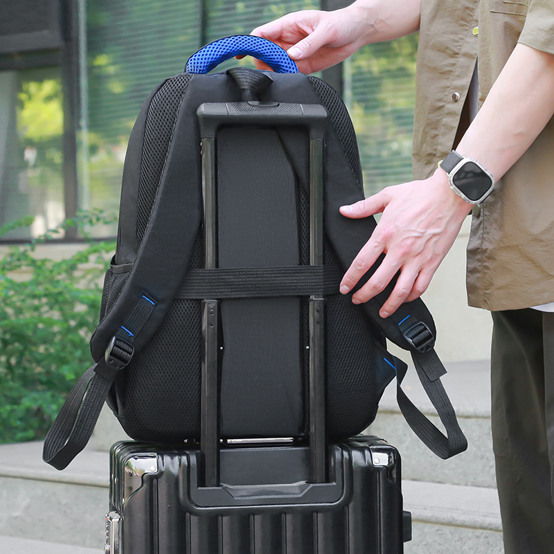 Nueva mochila simple casual de gran capacidad para hombres, mochila para computadora de viaje, mochila escolar para estudiantes universitarios de secundaria