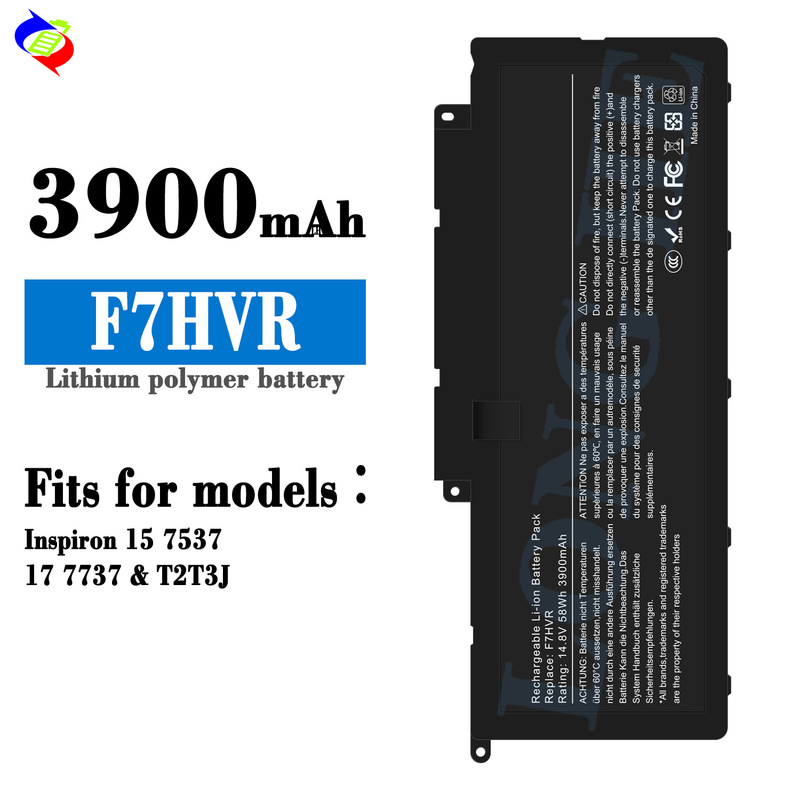 For Dell F7Hvr Notebook Battery Inspiron 15 7537/17 7737/T2T3J Wholesale
