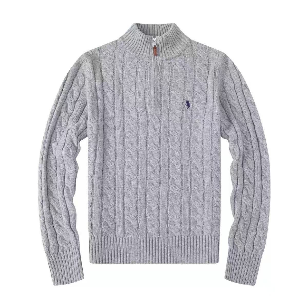 Sweater with zipper, with a zipper