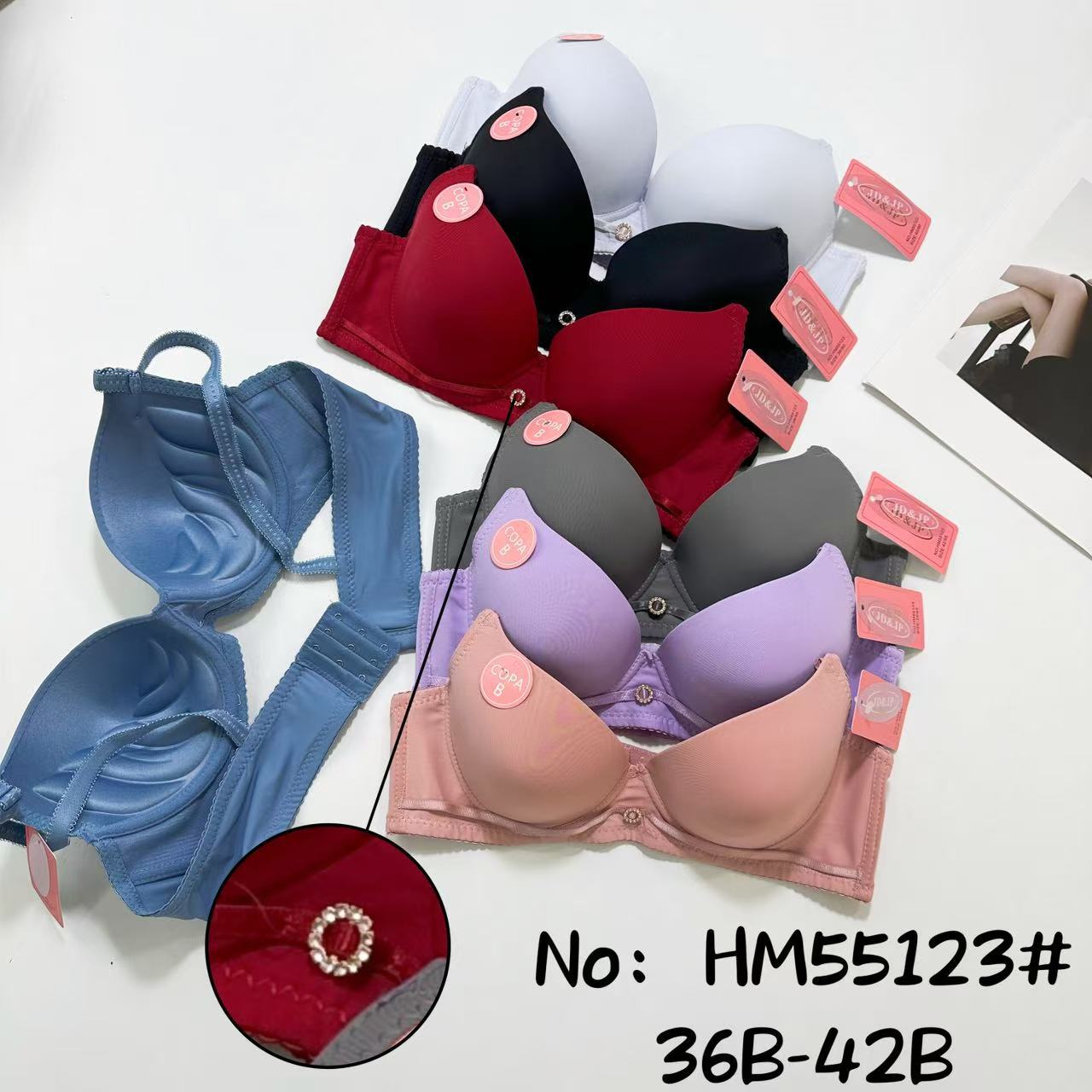 encaje interior dibujado con anillo de acero de acero sin marcas de pecho pequeño sexy cómodo brastock