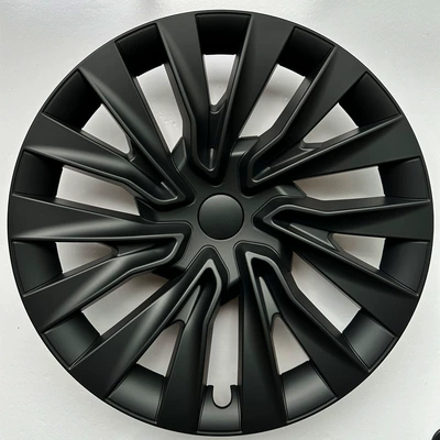 Applicable to tesla tesla New Version Model 3 New Star wheel rim wheel hub cover modification accessories (Hub cover) - new-version-3-18-inch-new-star-matte-black-set