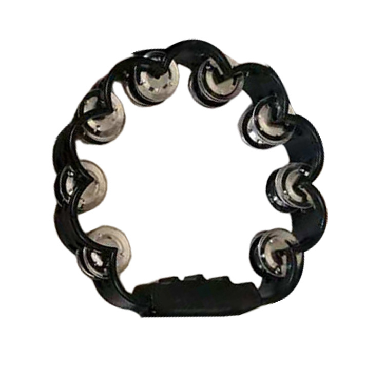 Kangxin mano sonajero Orff instrumento de percusión kindergarten material didáctico plástico KTV instrumento musical interactivo doble fila corona de ciruela