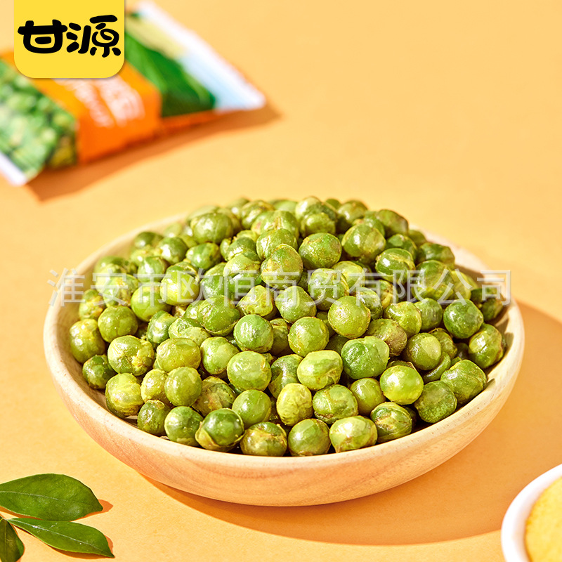 甘源青豆一斤にんにく香エンドウ豆マスタード味香辛料蟹黄小間食小包装軽食レジャー食品