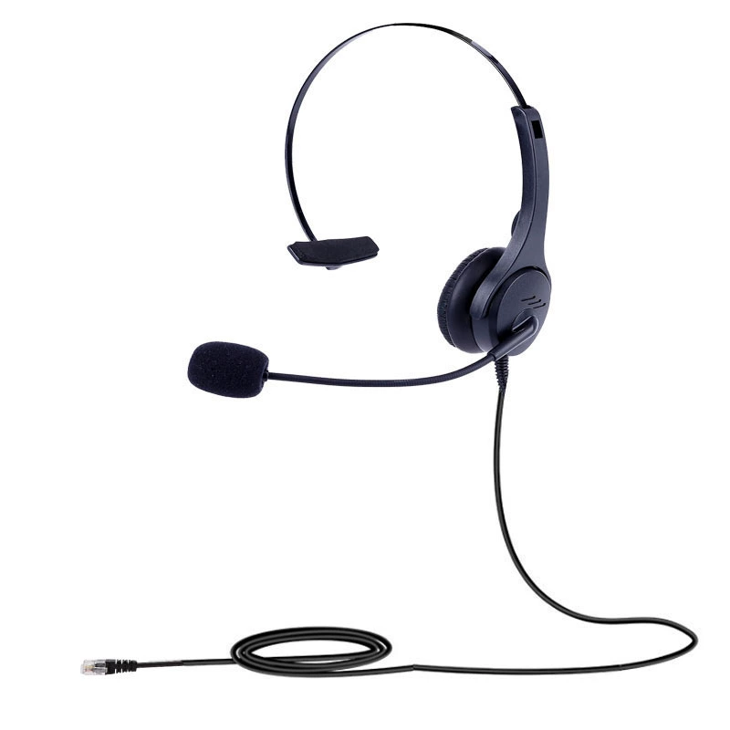 Crystal Head бизнес телефонная гарнитура вызова RJ9 оператор центра выделенный стационарный