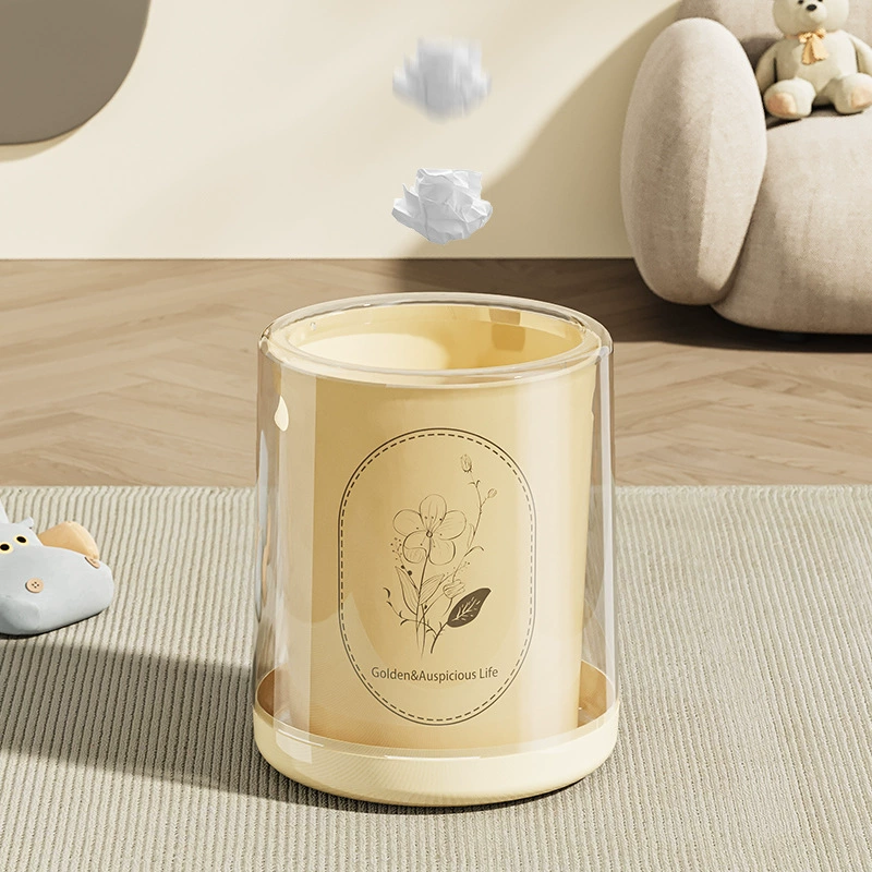 High quality modern capacious garbage can for home use for living room, simple and elegant design