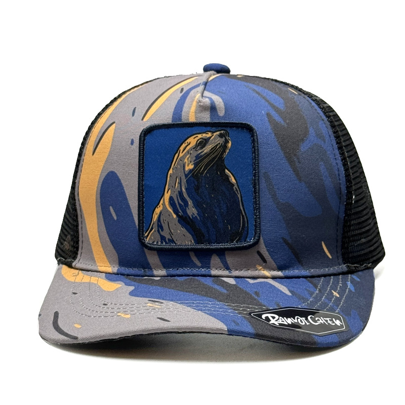 Graffiti Printed Baseball Cap Animal Fan Embroidered Flower Hat Mesh Cap Outdoor Casual Sunnet Hat Male_voghion.com