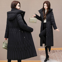 中年羽绒棉女2025新冬季妈妈装加厚棉服女长款加肥加大码棉袄外套