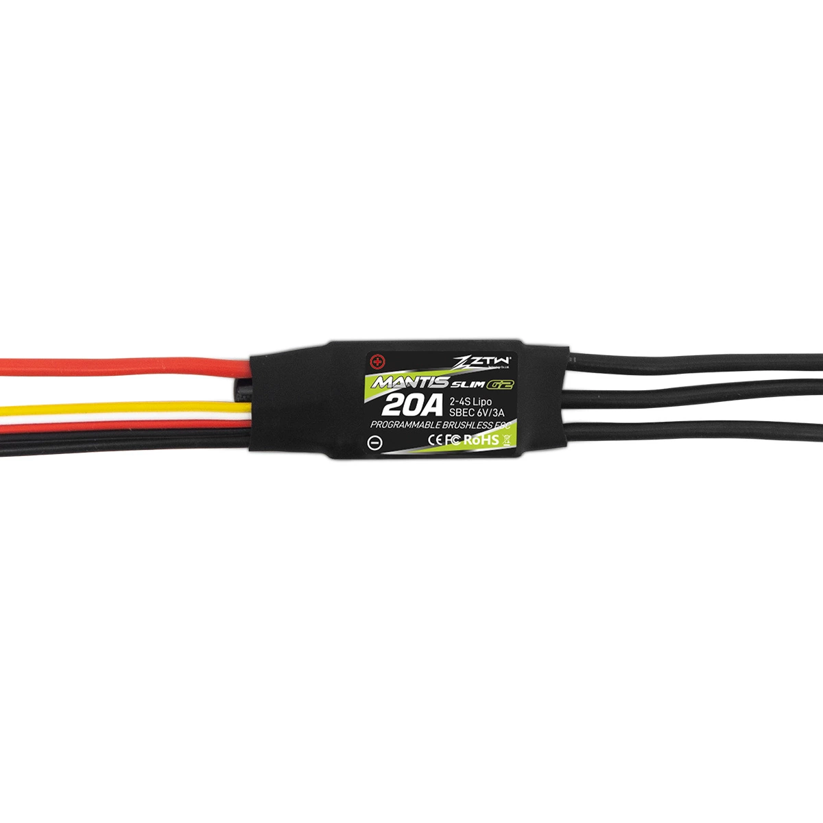 Zhongtwei Mantis новый ZTW Mantis Slim 20A G2 2-4S Фиксированное крыло 3D4D бесщеточный электрический