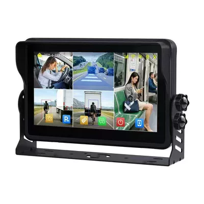Vehicle-mounted 10inch 4G waterproof monitoring all-in-one device for remote monitoring of agricultural machinery, mining vehicles, forklifts, and other vehicles (Car display) - single-host