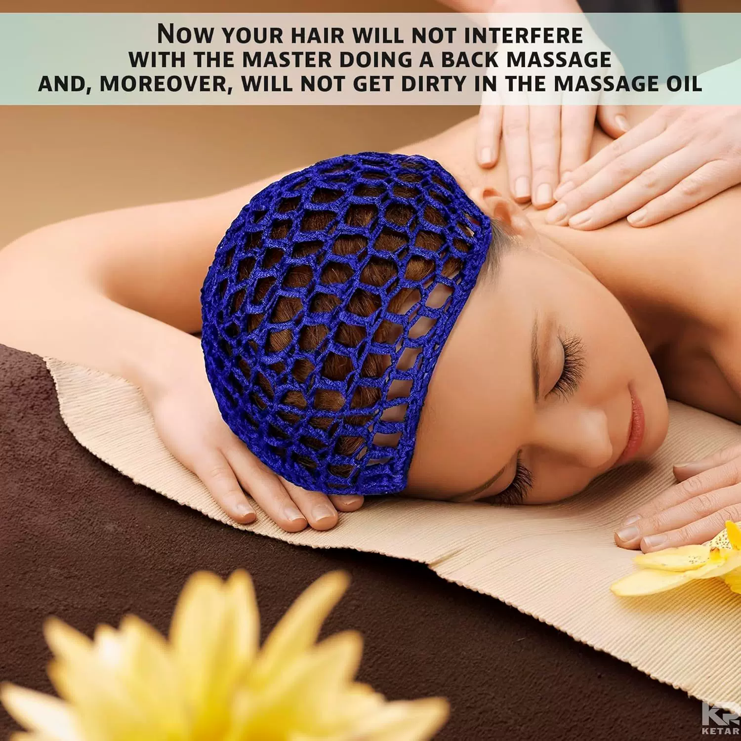 厂家女士发网亚马逊爆款手工扁线帽发网编织网帽手工网兜睡帽