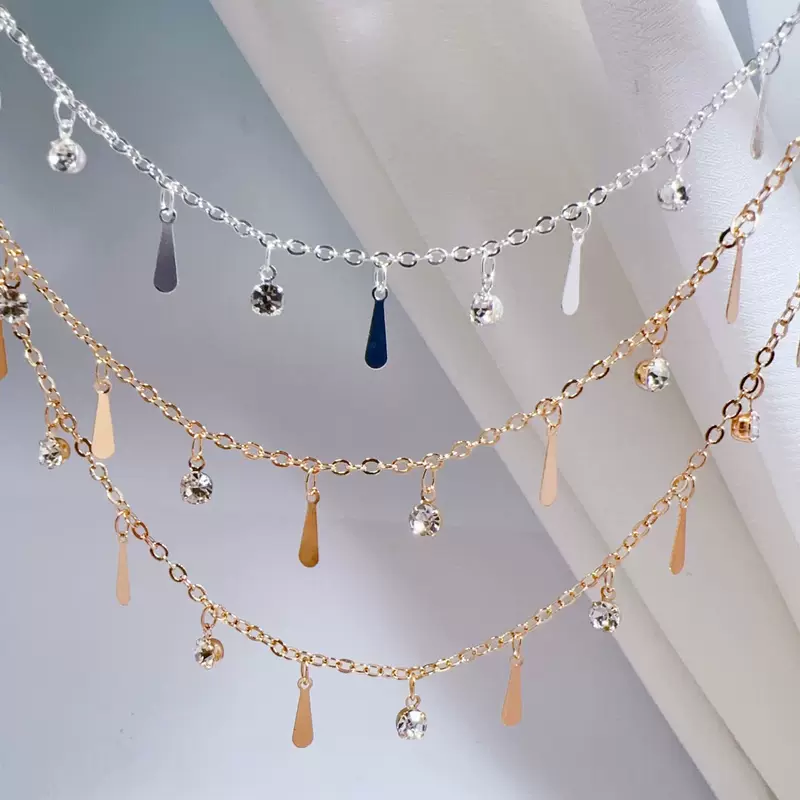 Chain drop-shaped handmade, hair accessory, DIY