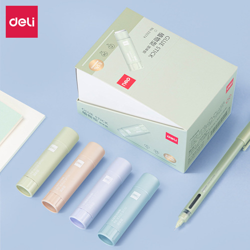 Deli 53274/53276 simple, fashionable and creative plant solid glue office stationery wholesale for primary and secondary school students