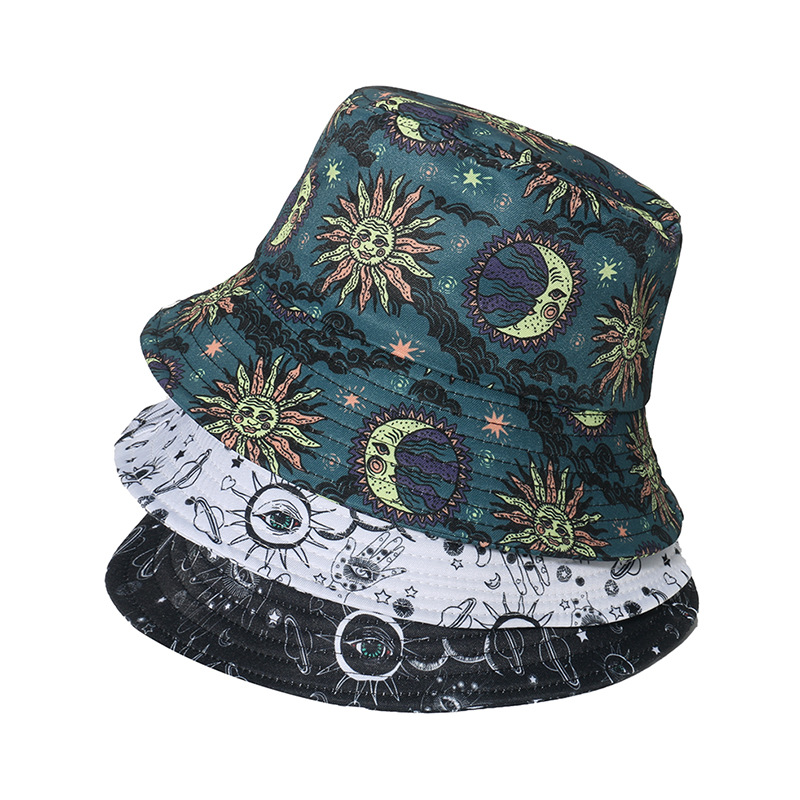 Unisex Fashion Tiger Leopard Sewing Flat Eaves Bucket Hat display picture 1