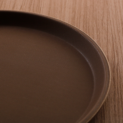 Wholesale hotel bar KTV tempered anti-slip round fast food tray merchants square plastic tray food preparation tray