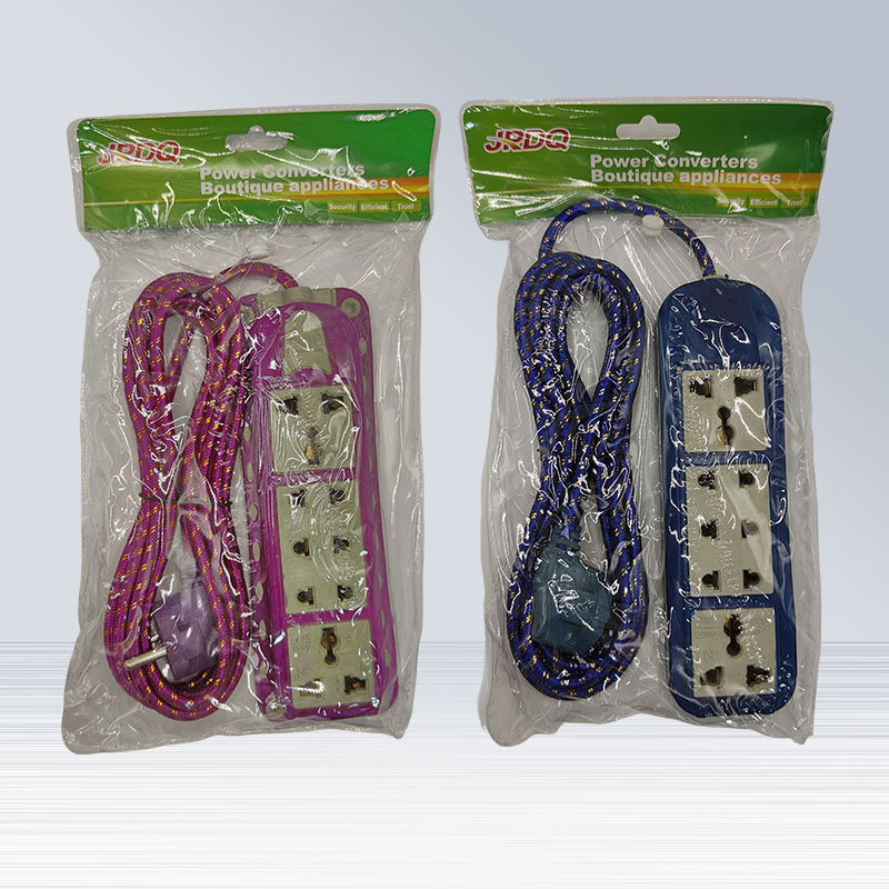 外贸插座 外单插座 家用5位12孔插座 无线包胶插排 大功率插线板