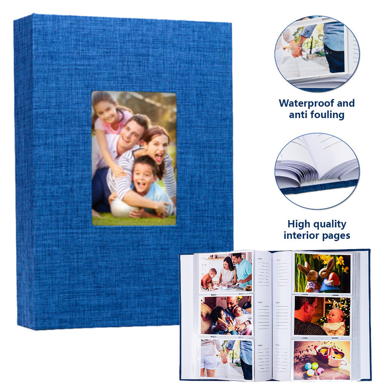 Yu Zhe new linen 4R6 inch 300 insert paper core photo album cross-border explosions factory in stock