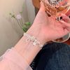 Sophisticated advanced brand bracelet with tassels, small design jewelry, accessory, light luxury style, high-quality style