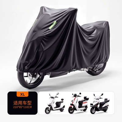 Car clothing: Anti-Freeze Cover for Electric Bikes - piece-electric-vehicle-black-xl