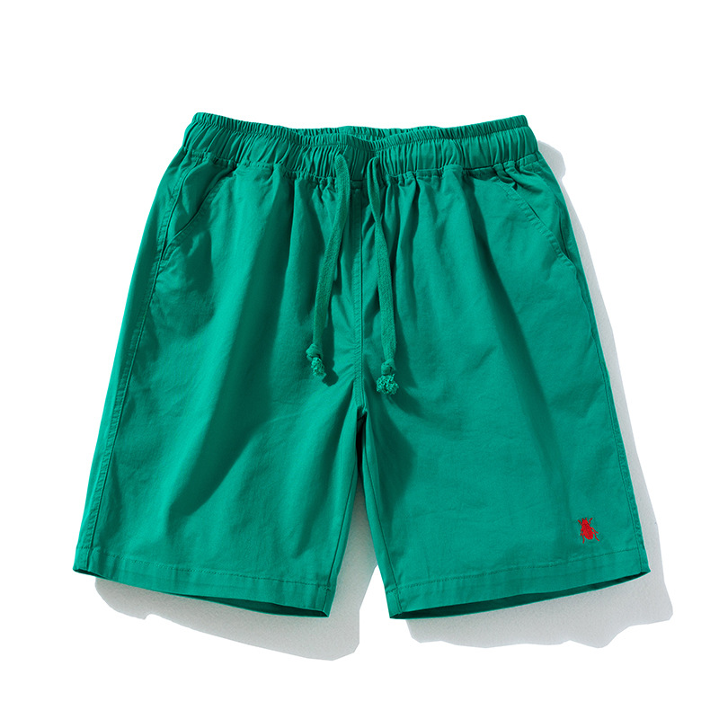 Summer New Candy-colored Shorts Internet-famous Same Style Men's All-match Pants Cotton Fashionable Beach Pants