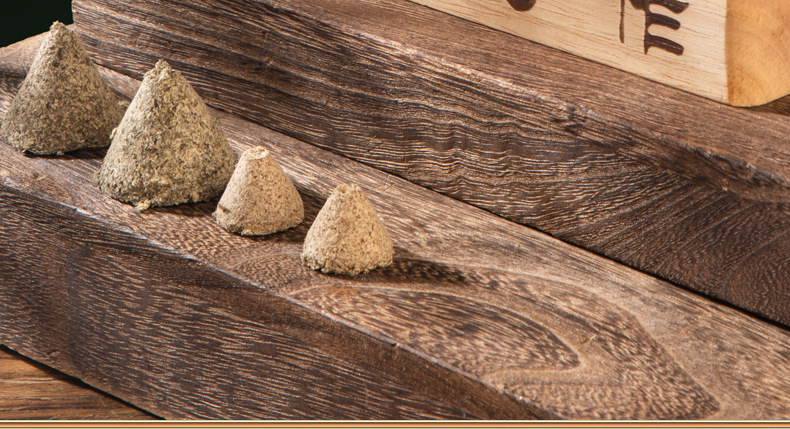 Wooden Cone Moxa Mold for Ai Tuo Ginger Moxibustion with 250g Qichun Moxa Wool key features