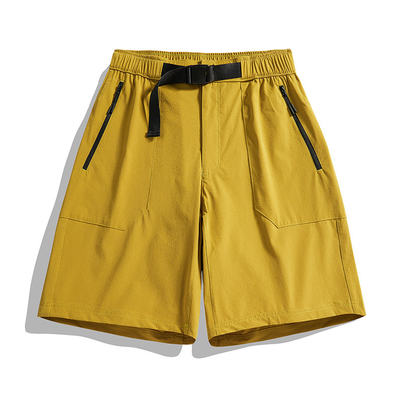 9625035 Men's Summer Thin Shorts with Drawstring, Trendy Casual Short-Sleeve Workwear Sports Shorts for Outdoor Wear 9625035 Men's Summer Thin Shorts with Drawstring, Trendy Casual Short-Sleeve Workwear Sports Shorts for Outdoor Wear
