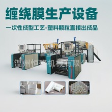 全自动拉伸缠绕膜挤出机器PE双螺杆流延膜和拉伸膜生产机械设备