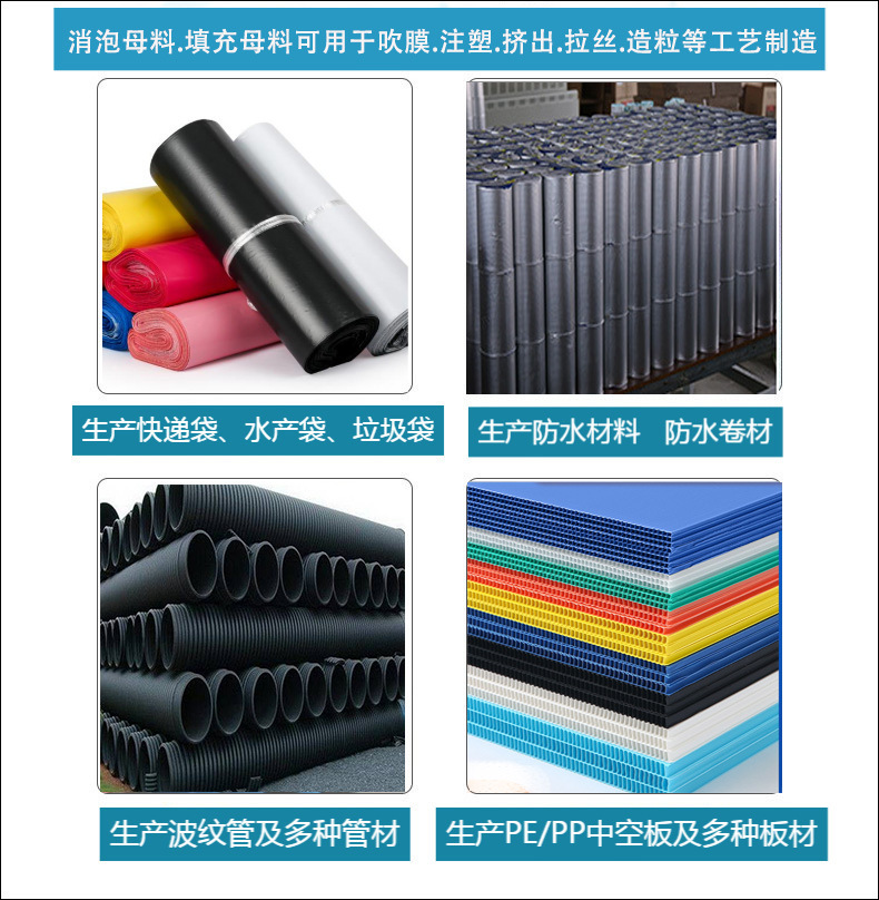 填充、消泡应用