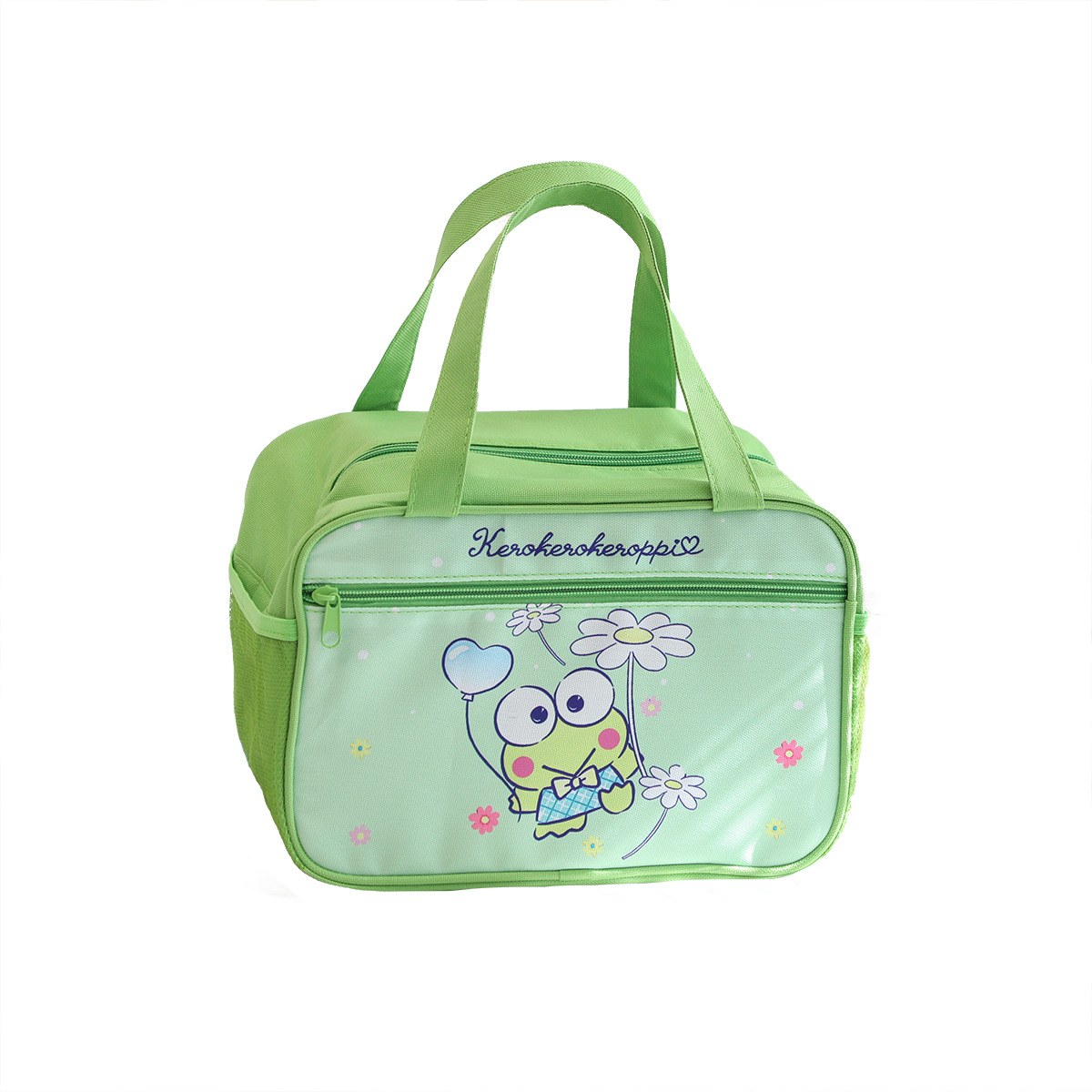 Nuevo coolomi de dibujos animados pequeño perro Blanco Bolsa de aislamiento estudiante de la escuela primaria de gran capacidad con bolsillo lateral bolsa de almuerzo Portátil Bolsa de Almuerzo