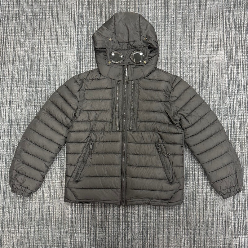 CP Cross-Border COMPANY Double Eye Protection Hooded Lightweight Quilted Cotton Jacket American Basic Casual Jacket