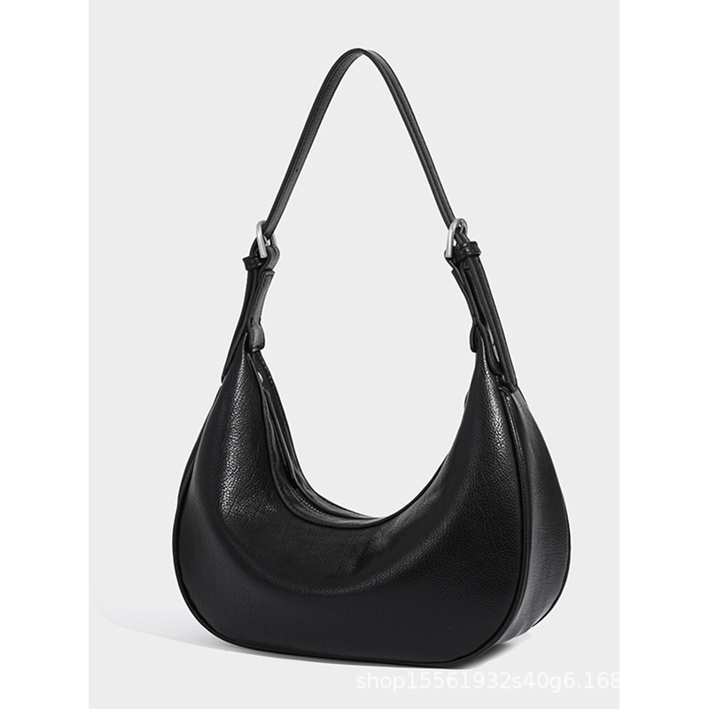 Niche Designer Crescent Hobo Bag Commuter Shoulder Underarm Bag For Women 2026 New Simple Soft Leather Crossbody Bag