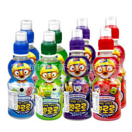 韩国进口饮料宝露露果味儿童乳酸菌饮料牛奶混合饮料235ml箱起批