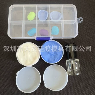 穿戴甲复制泥甲型泥翻模硅胶泥取模土测量泥速干复制手捏硅胶土