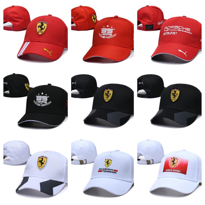 Spring/Summer F1 Racing Cap for Men and Women, Sports Golf Baseball Curved Brim Car Enthusiast Cycling Duckbill Cap Spring/Summer F1 Racing Cap for Men and Women, Sports Golf Baseball Curved Brim Car Enthusiast Cycling Duckbill Cap