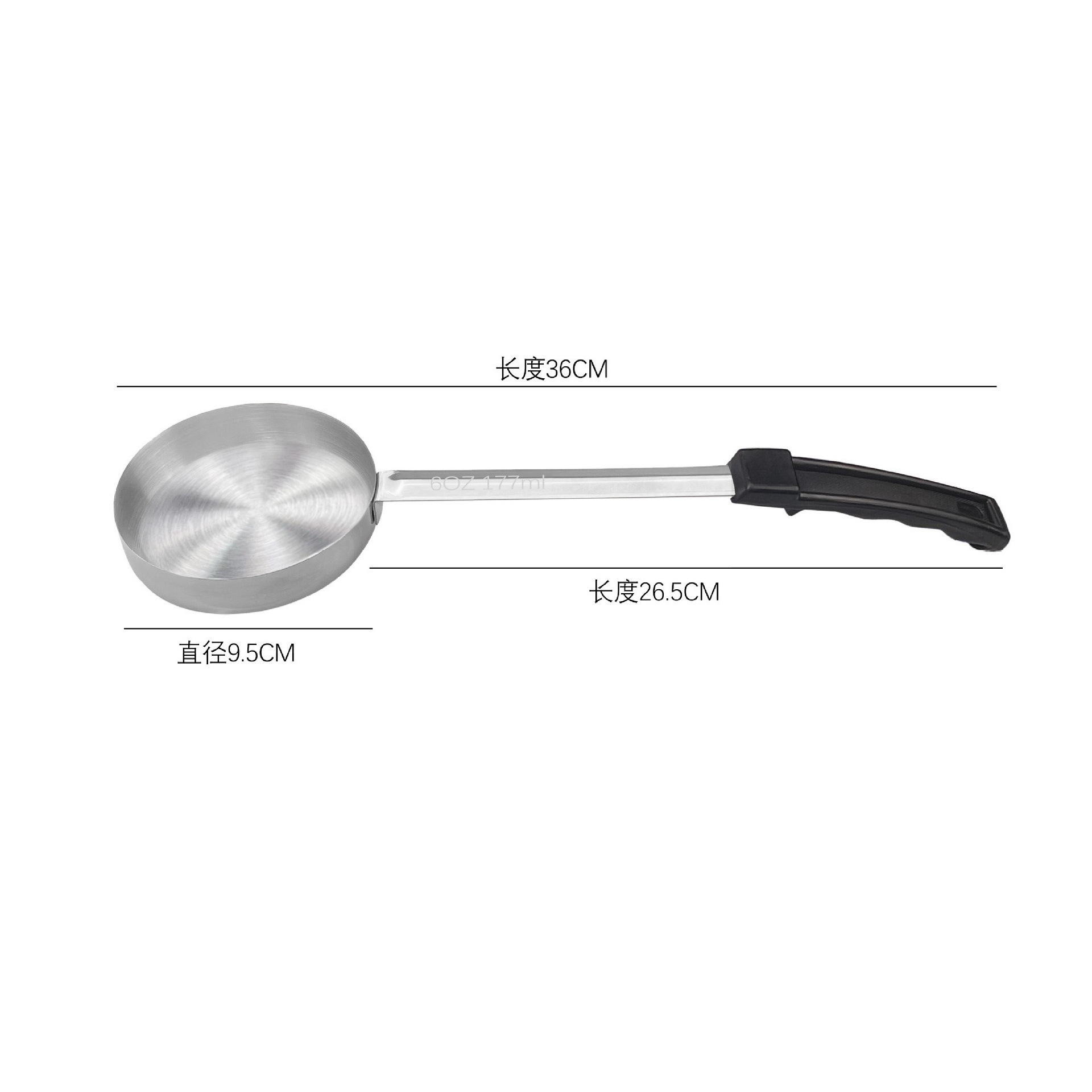 구멍이없는 6 개의 uns 검은 손잡이