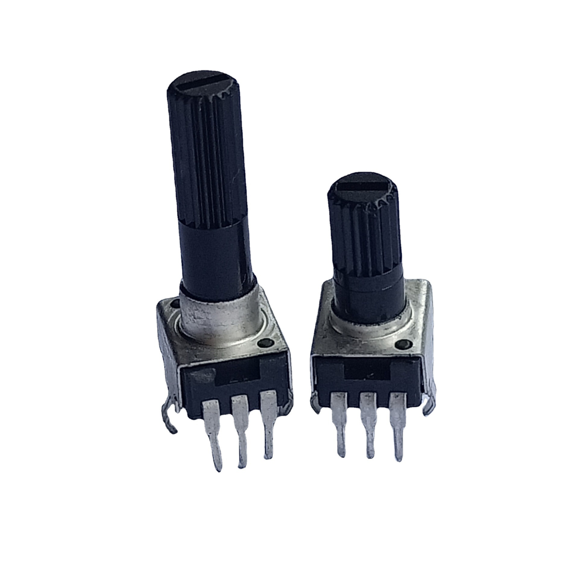 厂家直供09塑胶柄弯脚调光调速调温电位器  音响功放专用电位器