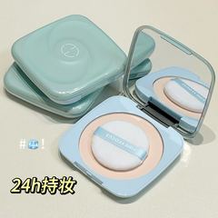 PinkyFocus 16g大容量定妆粉饼柔焦雾面控油遮瑕提亮自然蜜粉饼女