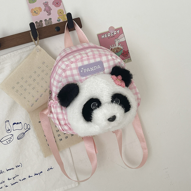 2026 nuevo panda mochila para niños y niñas jardín de infantes mochila para niños lindos bolsas para padres e hijos