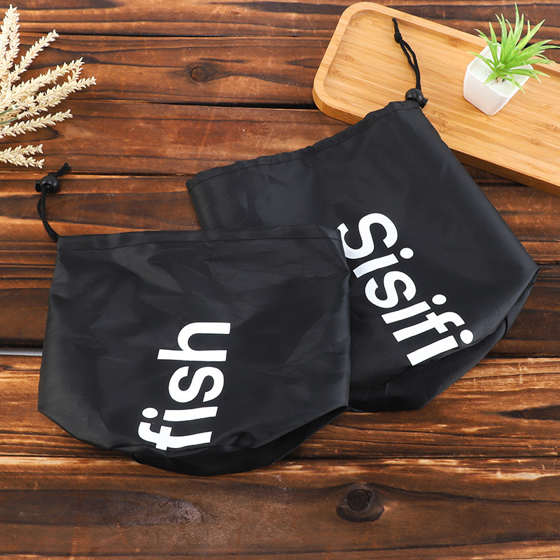 黑色现货束口拉绳桶袋马拉松家居旅行便携快捷防尘收纳抽绳束口包