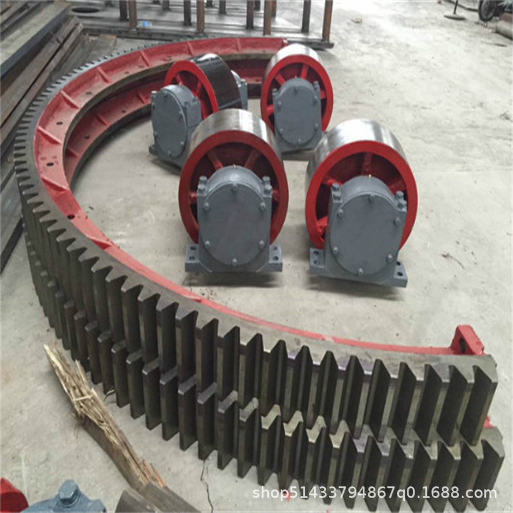 3.2米烘干机大齿轮 干燥机托轮配件高精齿轮加工