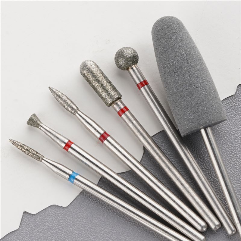 Set de Cabezales de Pulido de Manicura de 6 Piezas de Silicona, para Pulido