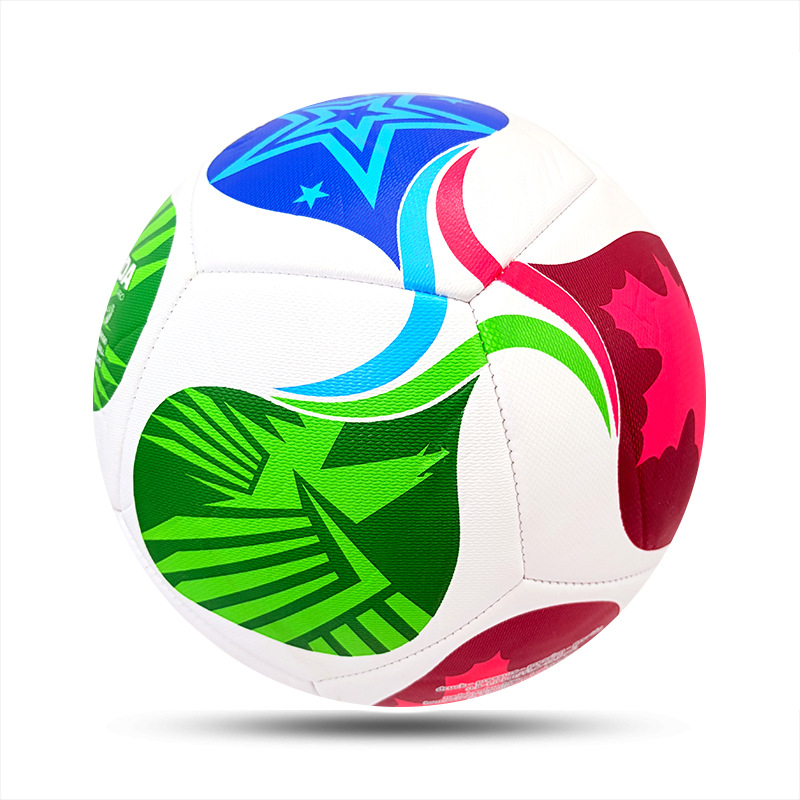 Copa del mundo 5 # 4 fútbol máquina de PVC coser Copa de Europa Copa América Liga de Campeones pegado pu fútbol al por mayor
