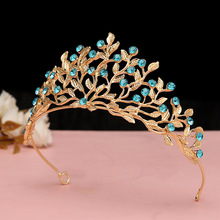 2024新款皇冠头饰婚纱礼服配饰结婚皇冠合金镶钻水晶公主生日皇冠