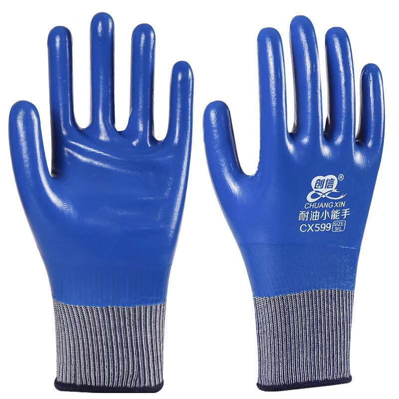 Guantes de protección contra el desgaste, anti-deslizante, reparación de automóviles, protección contra el aceite, trabajo duradero al por mayor.