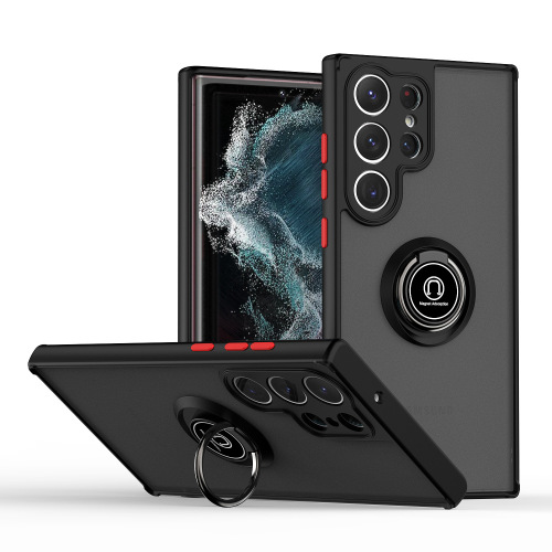 Applicable for Samsung S24 Ultra phone case, Qiyi Ring New Samsung S23FE anti-drop protective cover